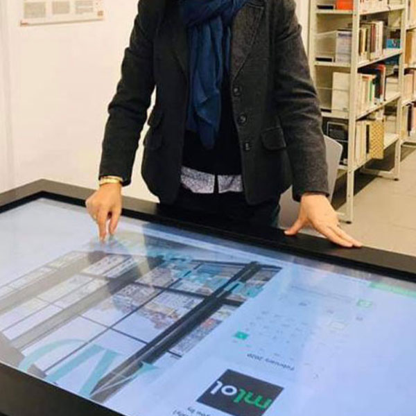 Tavolo Touchscreen Biblioteca di Moncalieri