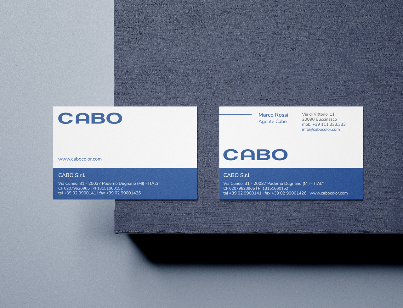 CABO Logo + Branding + Fiere