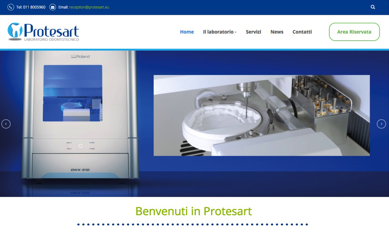 Sito web Protesart